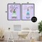 Stupell Industries Fragrance Perfumes on Purple 2pc Framed Giclee Set, design by Susan Lugar